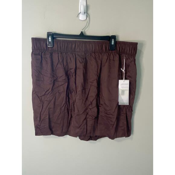 New Boody Vegan Silk Sleep Shorts Size XL - Picture 1 of 3